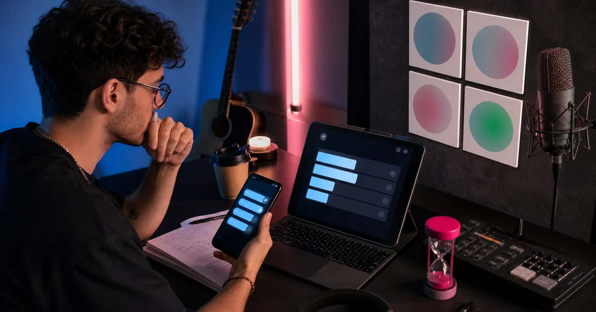 Unique editorial photo for Case Study: Winning a Twitter Music Contest with Votes showing twitter-poll workflow