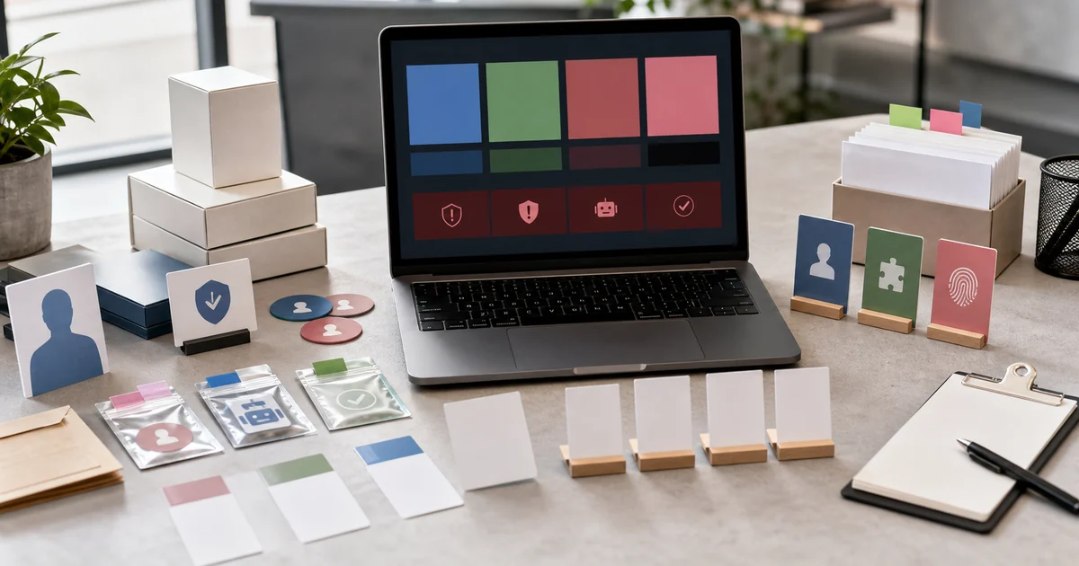 Unique editorial photo for Product Hunt Upvote Bot in 2026: Why It Gets Products Banned showing captcha workflow