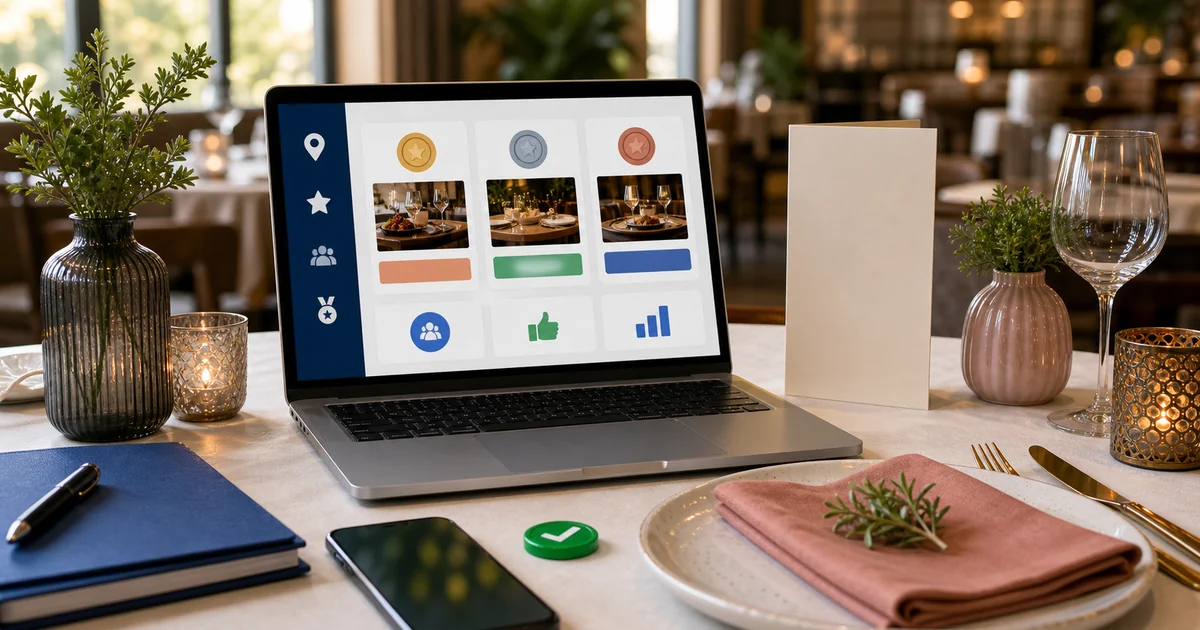 Unique editorial photo for Best restaurant votes showing award-contest workflow