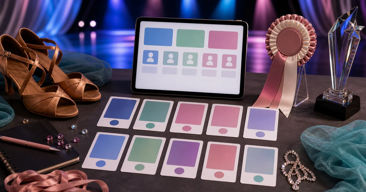 Unique editorial photo for Dance competition votes showing contest-operations workflow