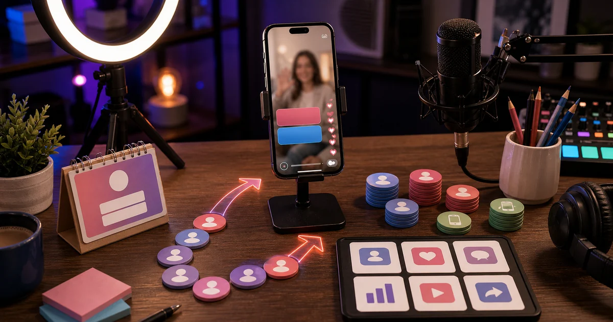 Unique editorial photo for Instagram Live poll votes showing instagram-photo workflow