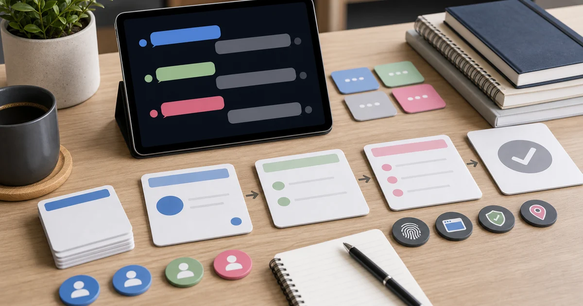 Unique editorial photo for Buy Typeform Votes showing conversational-form workflow