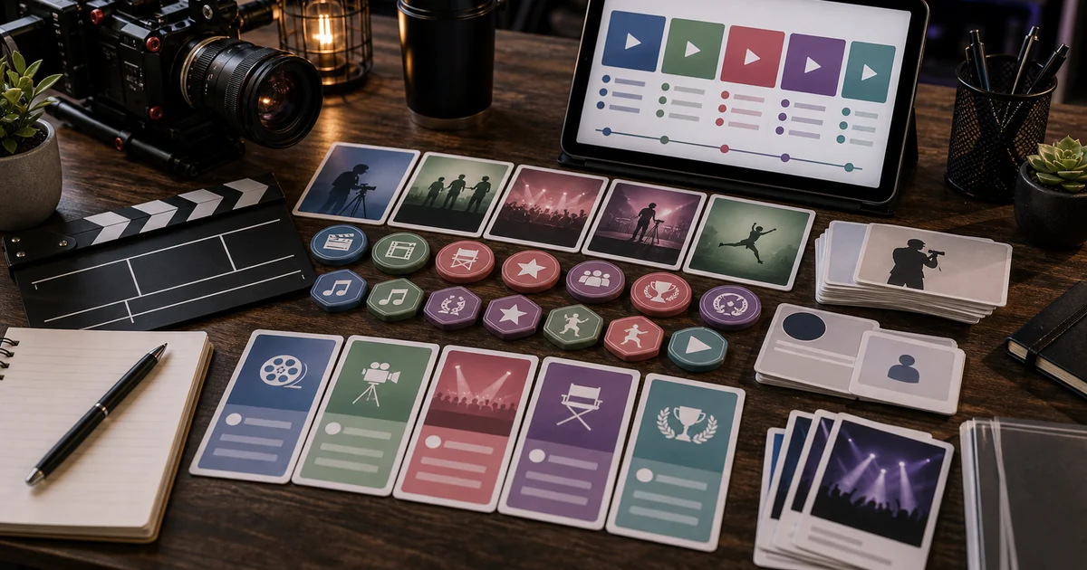 Unique editorial photo for Video contest votes showing video-contest workflow