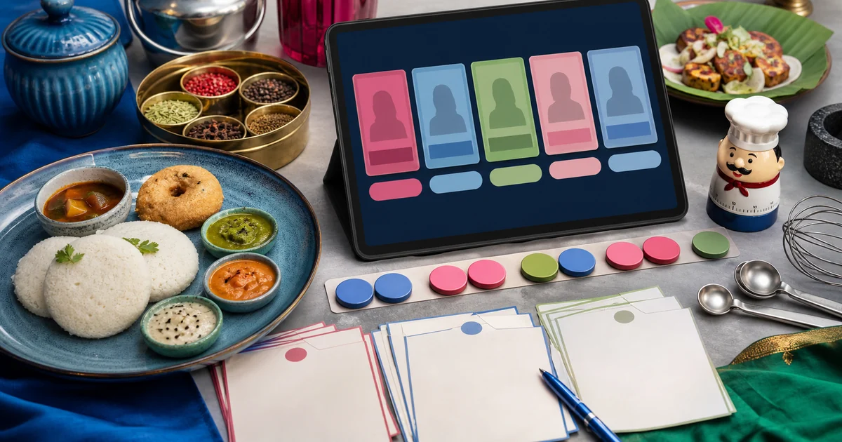 Unique editorial photo for Cooku with Comali showing contest-operations workflow