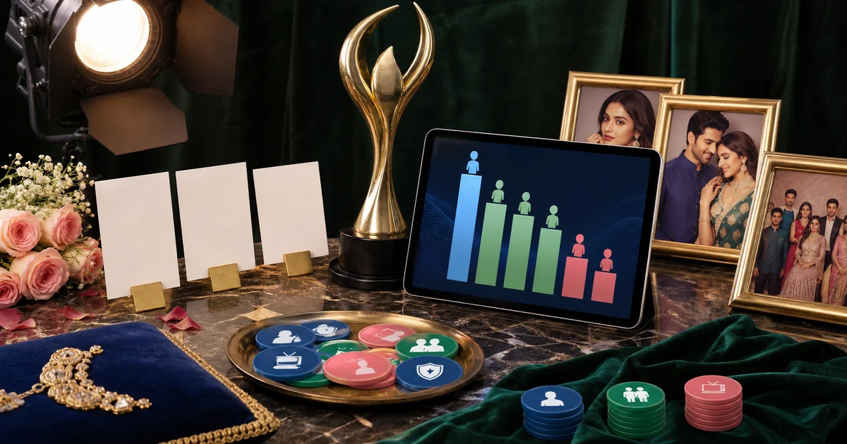 Unique editorial photo for Colors Golden Petal Awards showing award-contest workflow
