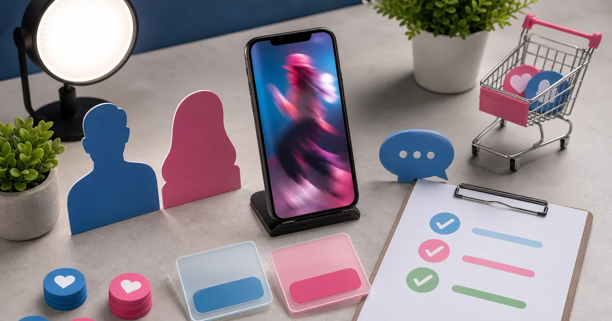 Unique editorial photo for How to Get Votes on Social Media: Platform-by-Platform Playbook (2026) showing tiktok-poll workflow