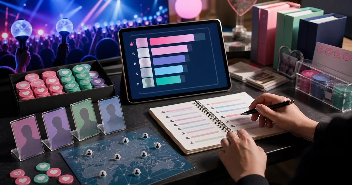 Unique editorial photo for IdolChamp Show Champion showing contest-operations workflow