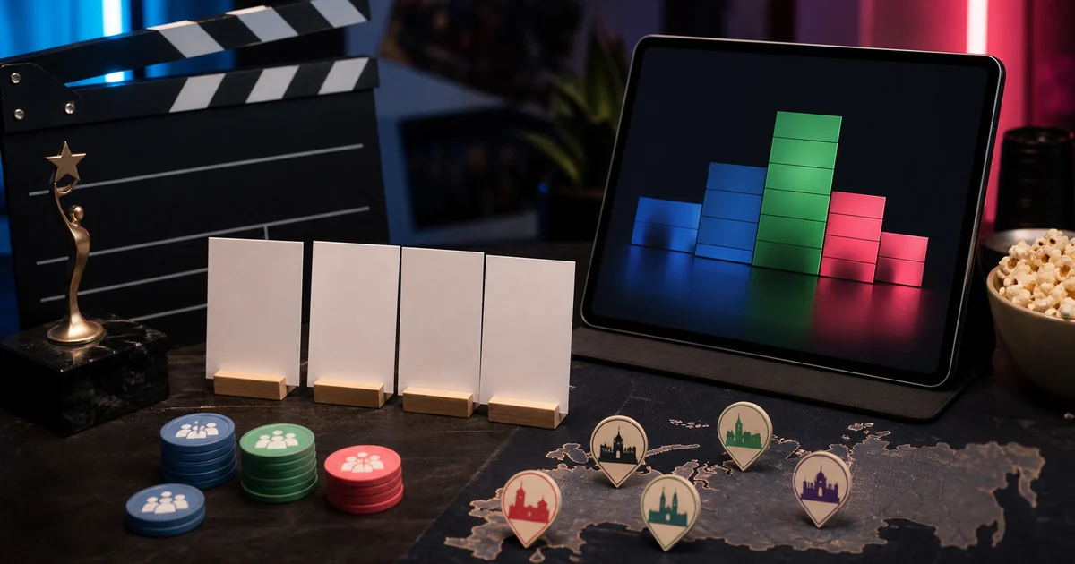 Unique editorial photo for Kinopoisk Audience Choice showing signup workflow