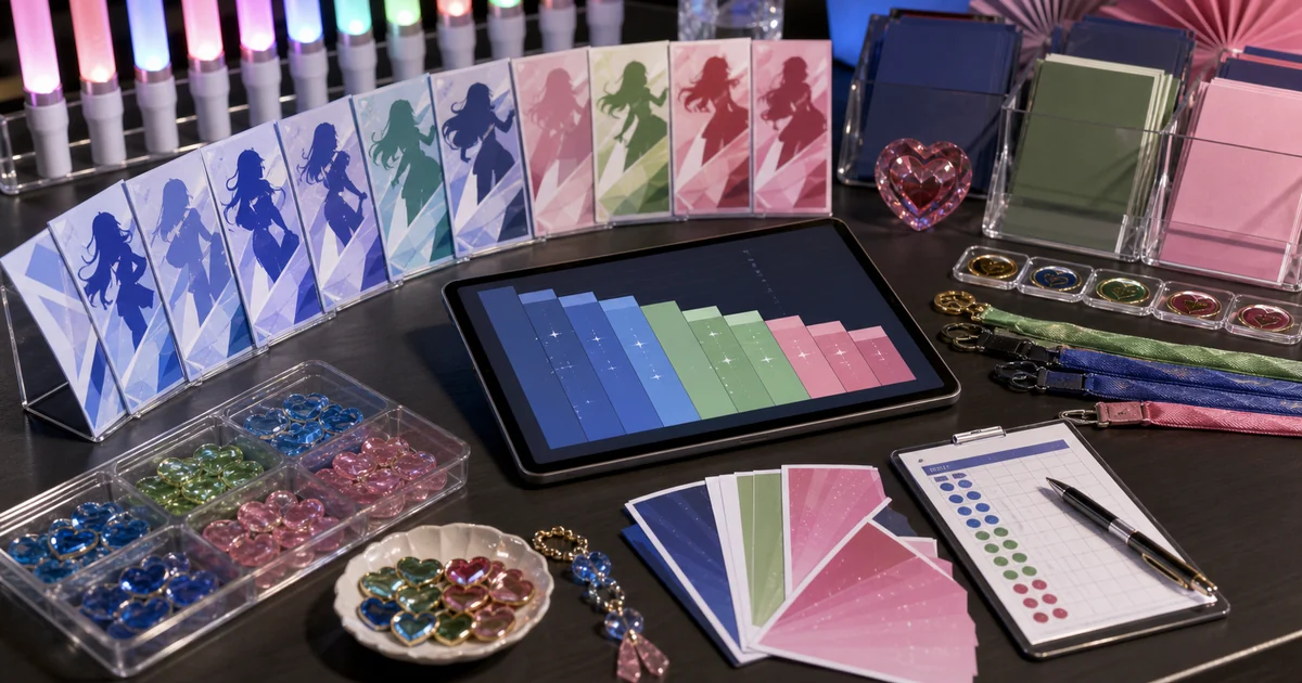 Unique editorial photo for Love Live! Center Position Sōsenkyo showing contest-operations workflow