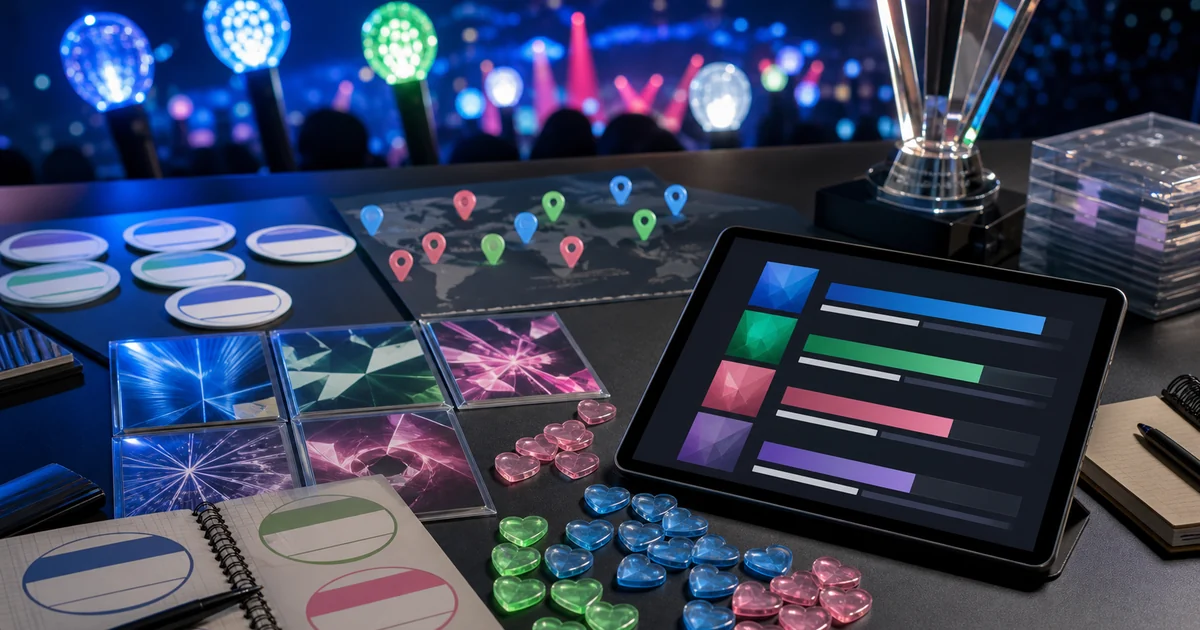 Unique editorial photo for MAMA Awards: Visa Fans' Choice of the Year showing award-contest workflow