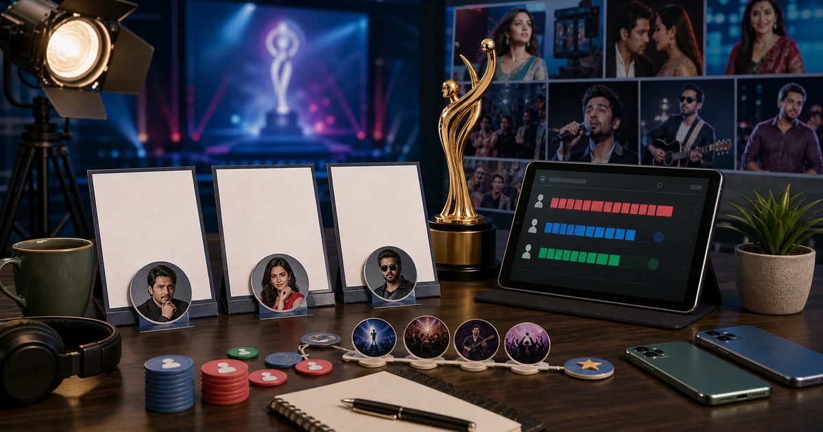 Unique editorial photo for Meril-Prothom Alo Awards showing tiktok-poll workflow