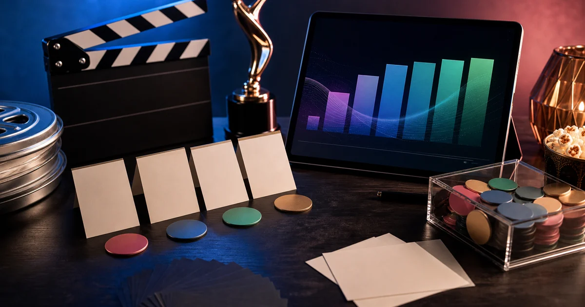 Unique editorial photo for Stardust Awards showing award-contest workflow